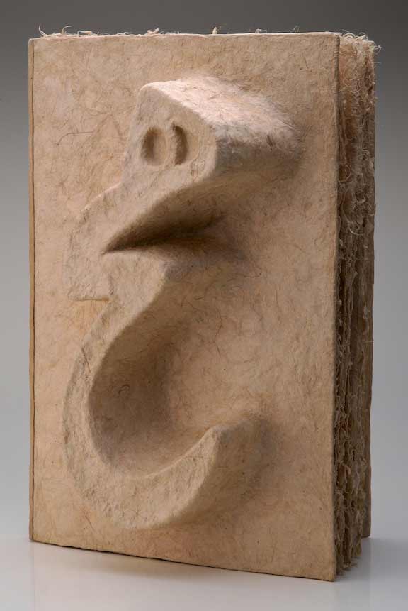 From Heech to Heech, Artist book made of Handmade paper