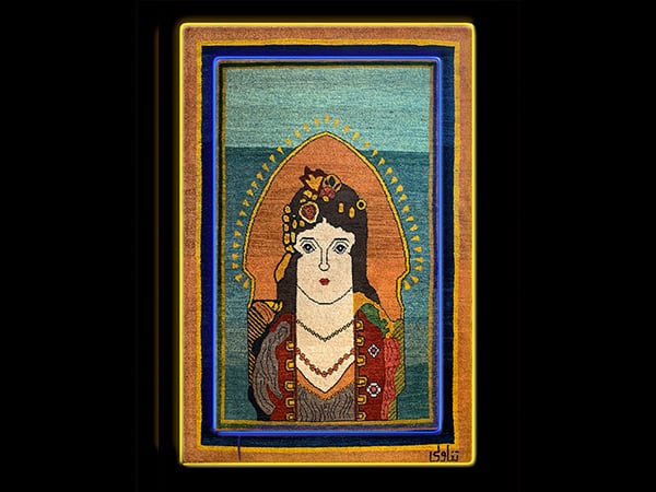 Farangi Woman on Carpet