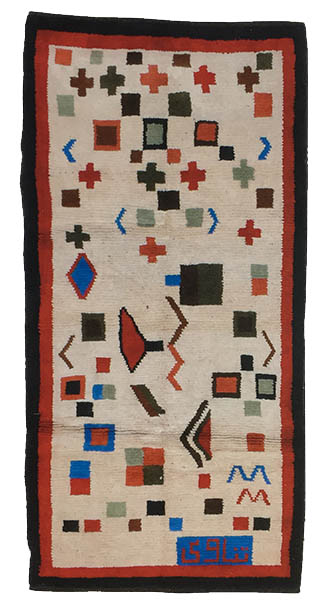 Gabbeh with varied motifs